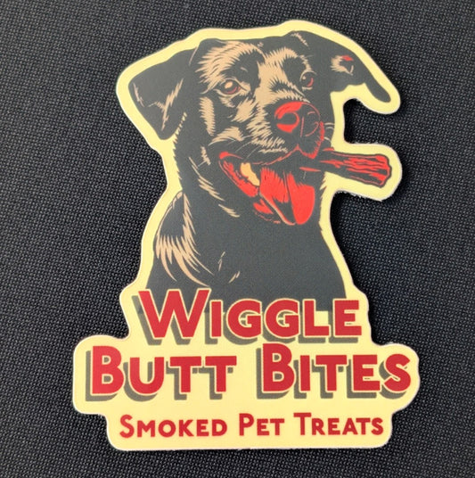 Wiggle Butt Bites Stickers